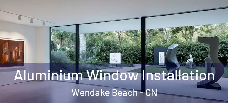  Aluminium Window Installation Wendake Beach - ON