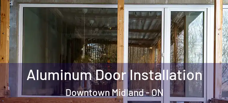  Aluminum Door Installation Downtown Midland - ON