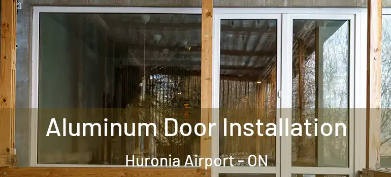  Aluminum Door Installation Huronia Airport - ON
