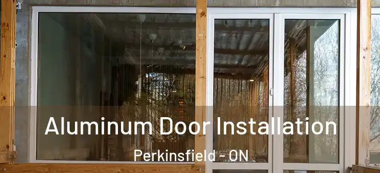  Aluminum Door Installation Perkinsfield - ON