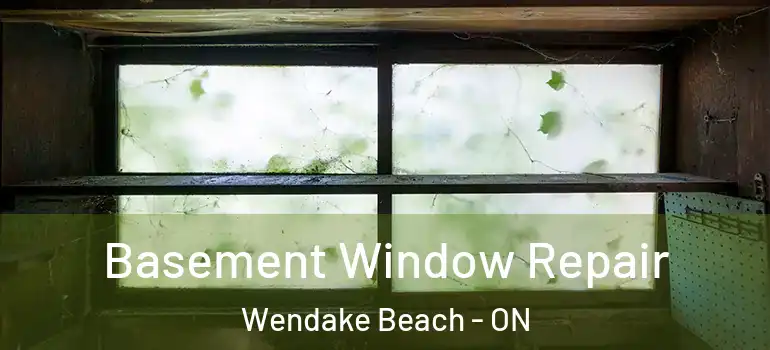  Basement Window Repair Wendake Beach - ON