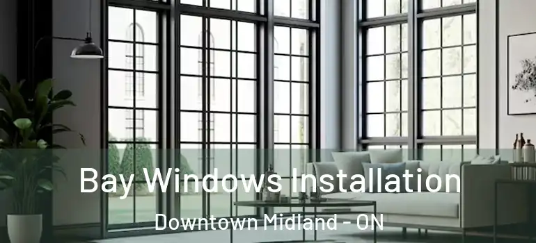  Bay Windows Installation Downtown Midland - ON