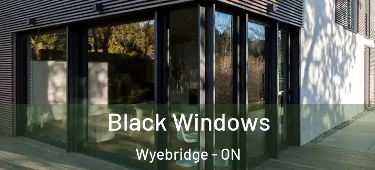  Black Windows Wyebridge - ON