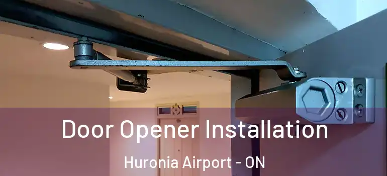  Door Opener Installation Huronia Airport - ON