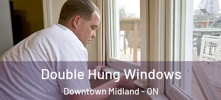  Double Hung Windows Downtown Midland - ON
