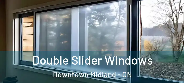  Double Slider Windows Downtown Midland - ON