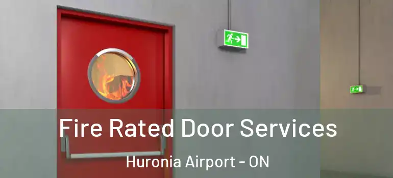  Fire Rated Door Services Huronia Airport - ON