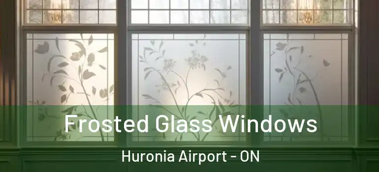  Frosted Glass Windows Huronia Airport - ON