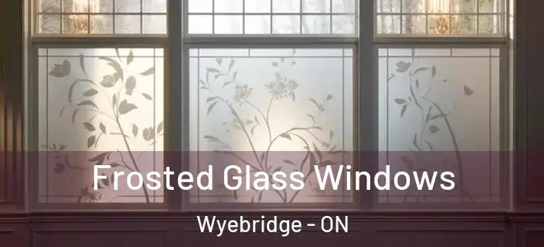  Frosted Glass Windows Wyebridge - ON