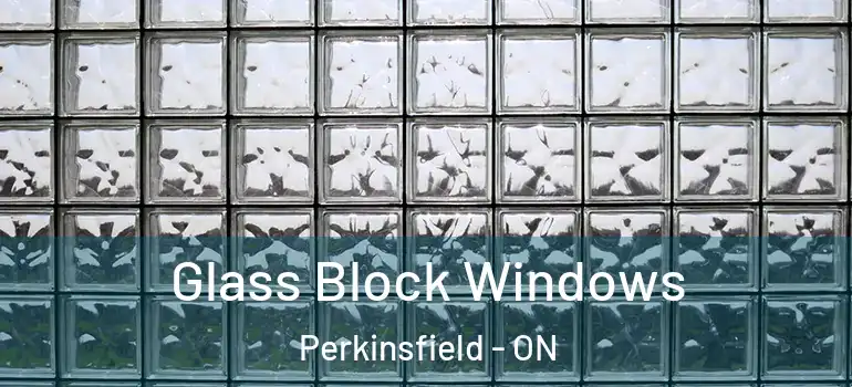  Glass Block Windows Perkinsfield - ON