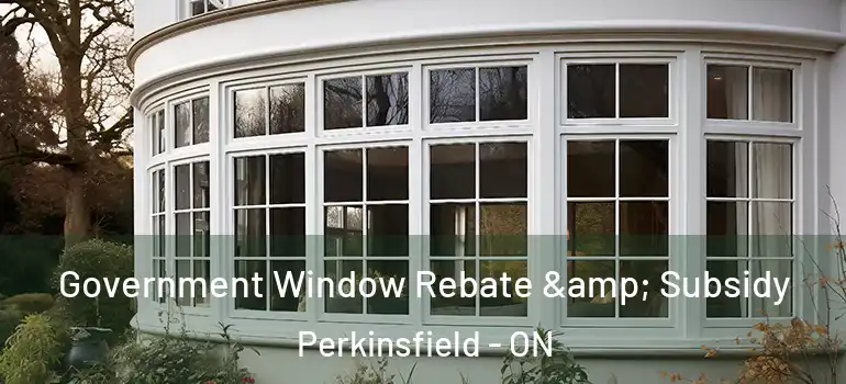  Government Window Rebate & Subsidy Perkinsfield - ON