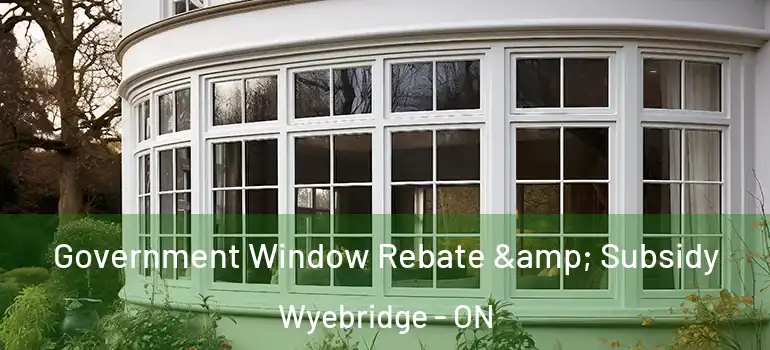 Government Window Rebate & Subsidy Wyebridge - ON