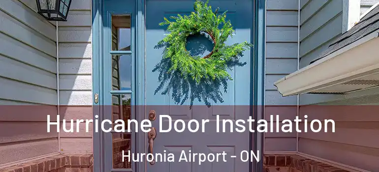  Hurricane Door Installation Huronia Airport - ON