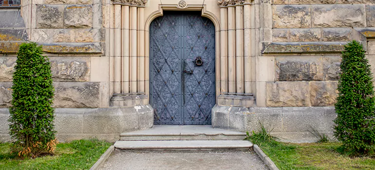 Traditional Double Front Doors in Midland, Ontario