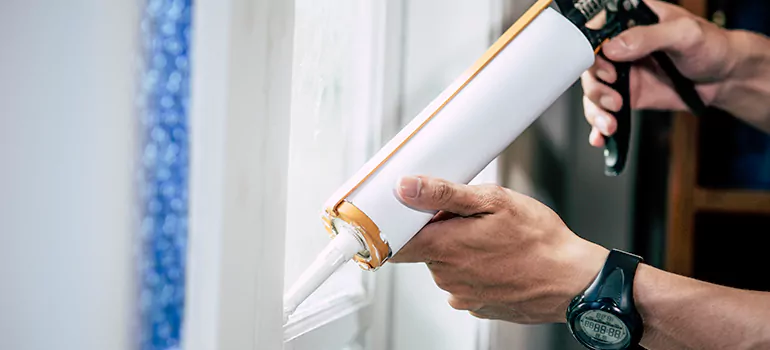 Residential Window Caulking in Midland, Ontario