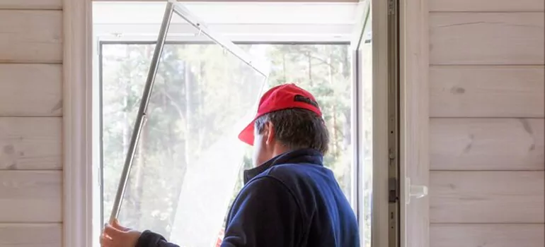 Expandable Window Screen Installation in Midland, Ontario