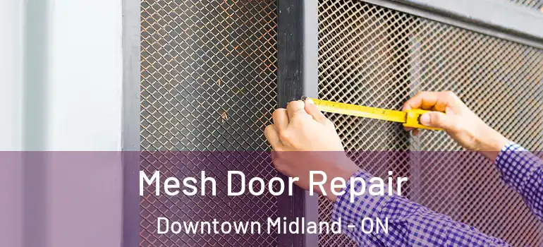  Mesh Door Repair Downtown Midland - ON