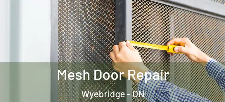 Mesh Door Repair Wyebridge - ON