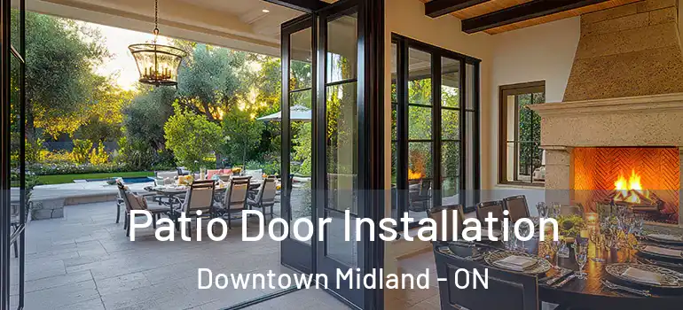  Patio Door Installation Downtown Midland - ON