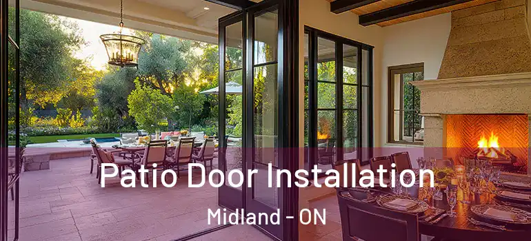  Patio Door Installation Midland - ON