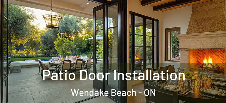  Patio Door Installation Wendake Beach - ON