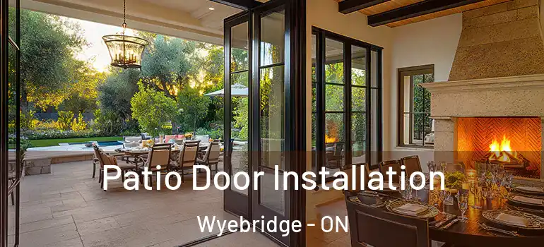  Patio Door Installation Wyebridge - ON