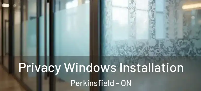  Privacy Windows Installation Perkinsfield - ON