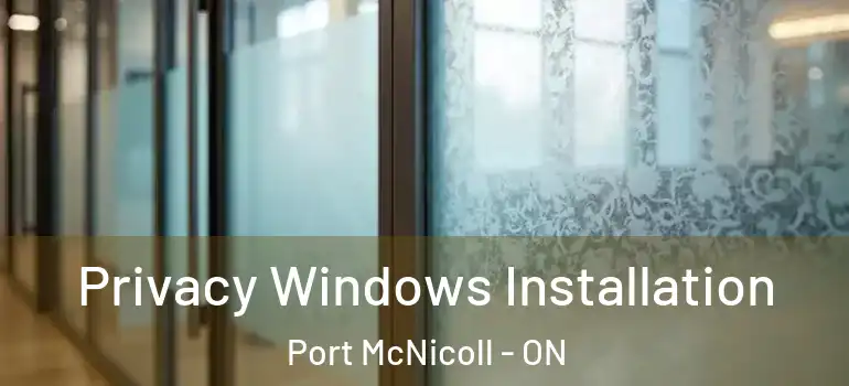  Privacy Windows Installation Port McNicoll - ON
