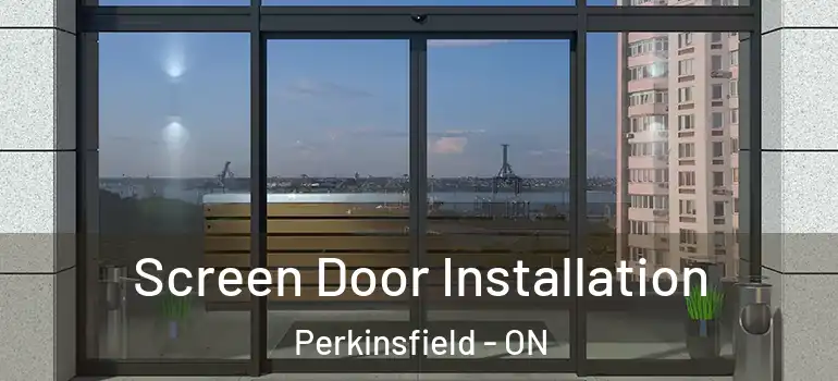  Screen Door Installation Perkinsfield - ON