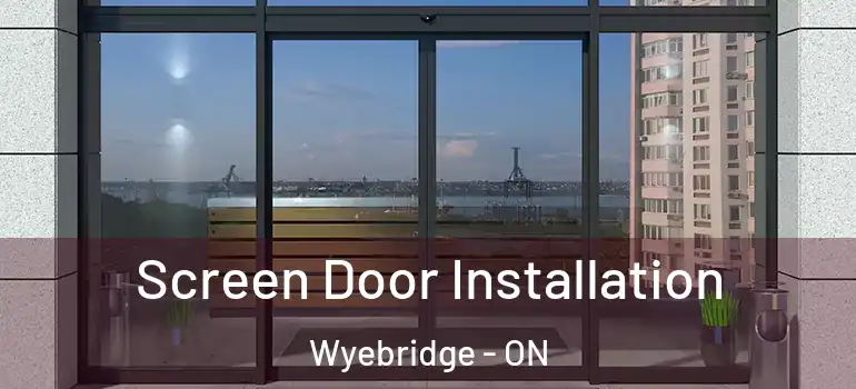  Screen Door Installation Wyebridge - ON