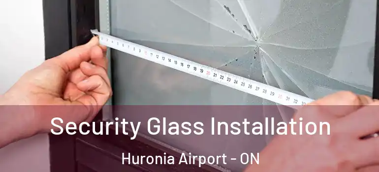  Security Glass Installation Huronia Airport - ON