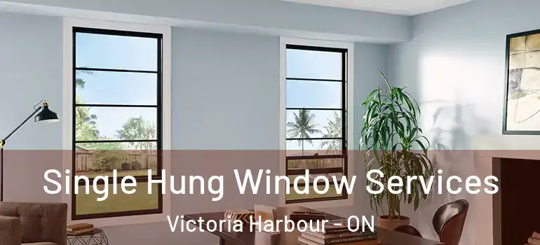  Single Hung Window Services Victoria Harbour - ON
