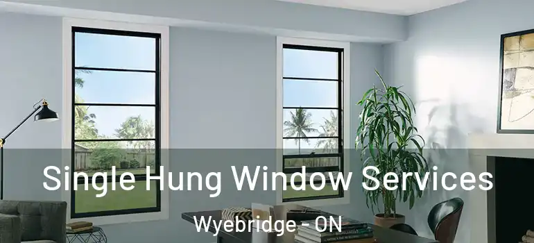  Single Hung Window Services Wyebridge - ON