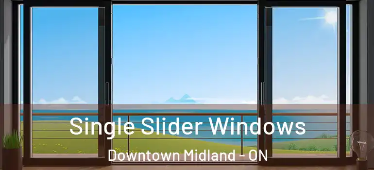 Single Slider Windows Downtown Midland - ON