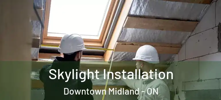  Skylight Installation Downtown Midland - ON