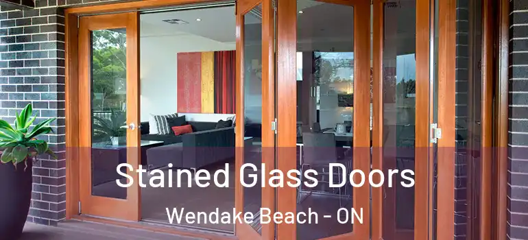  Stained Glass Doors Wendake Beach - ON