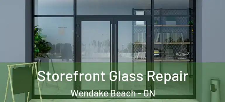  Storefront Glass Repair Wendake Beach - ON
