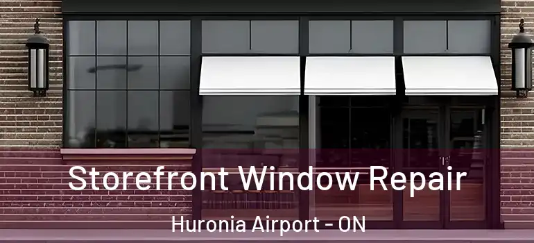  Storefront Window Repair Huronia Airport - ON