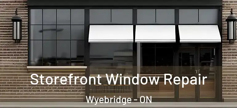  Storefront Window Repair Wyebridge - ON