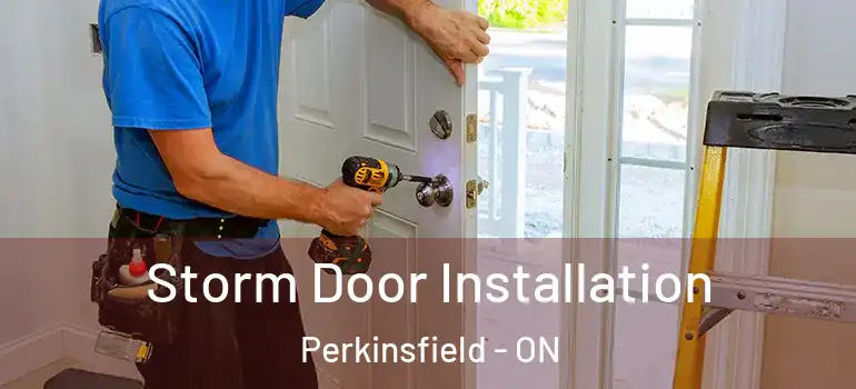 Storm Door Installation Perkinsfield - ON