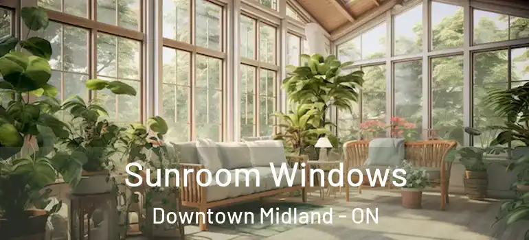  Sunroom Windows Downtown Midland - ON