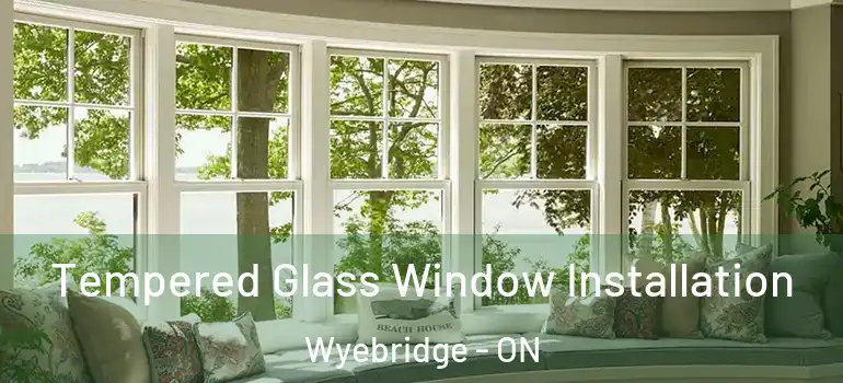  Tempered Glass Window Installation Wyebridge - ON