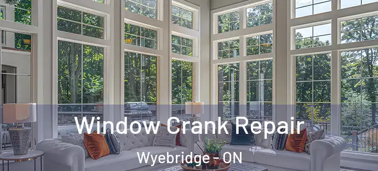  Window Crank Repair Wyebridge - ON