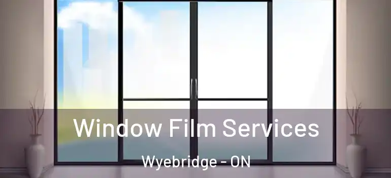  Window Film Services Wyebridge - ON