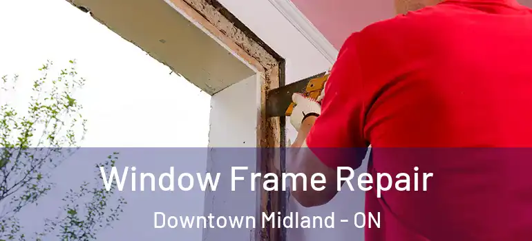  Window Frame Repair Downtown Midland - ON