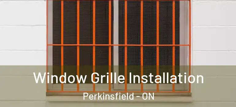  Window Grille Installation Perkinsfield - ON
