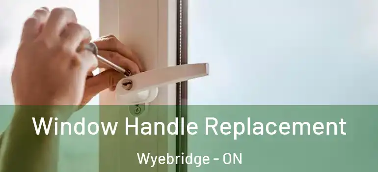  Window Handle Replacement Wyebridge - ON