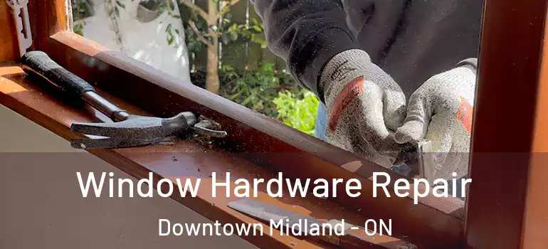  Window Hardware Repair Downtown Midland - ON