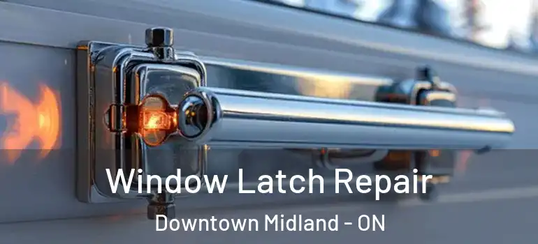  Window Latch Repair Downtown Midland - ON