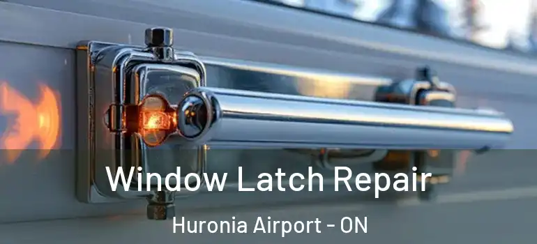  Window Latch Repair Huronia Airport - ON